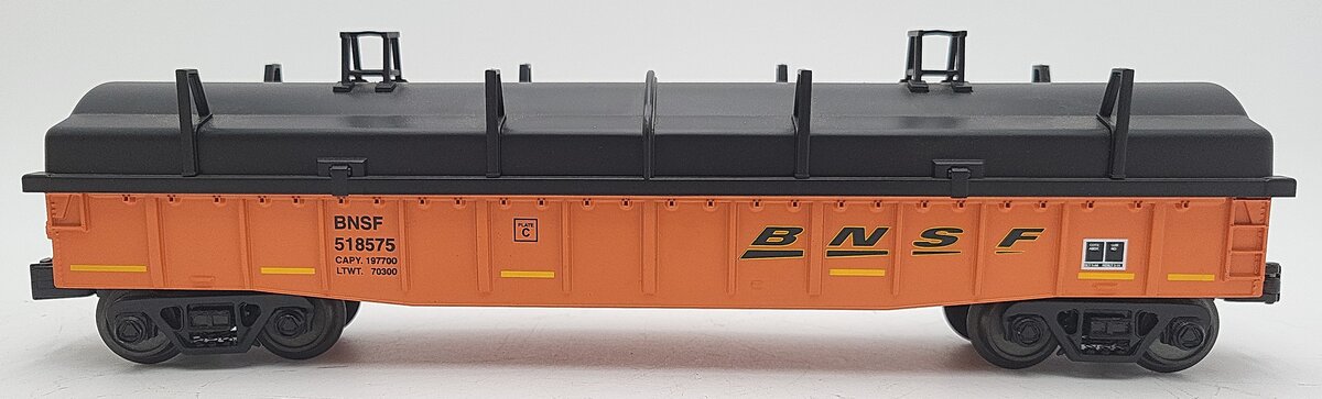 MTH 30-72075 O Gauge BNSF Gondola Car w/Cover #518575 EX/Box