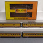 MTH 30-6701 O Union Pacific 60' Streamlined ABS Passenger Set (Set of 4) EX/Box