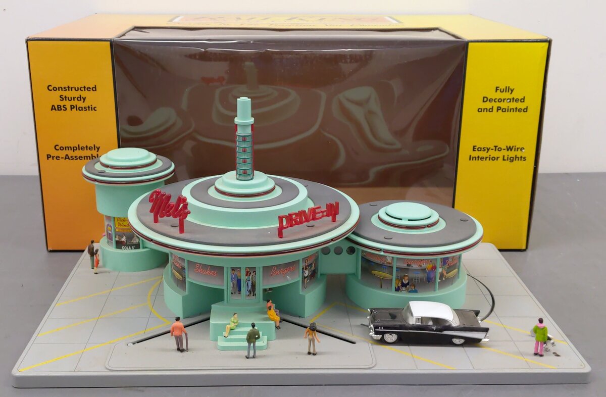 MTH 30-9105 O Mel's Operating Drive-In Restaurant EX/Box