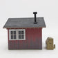Woodland Scenics BR5857 O Scale Built-&-Ready Work Shed Building VG/Box