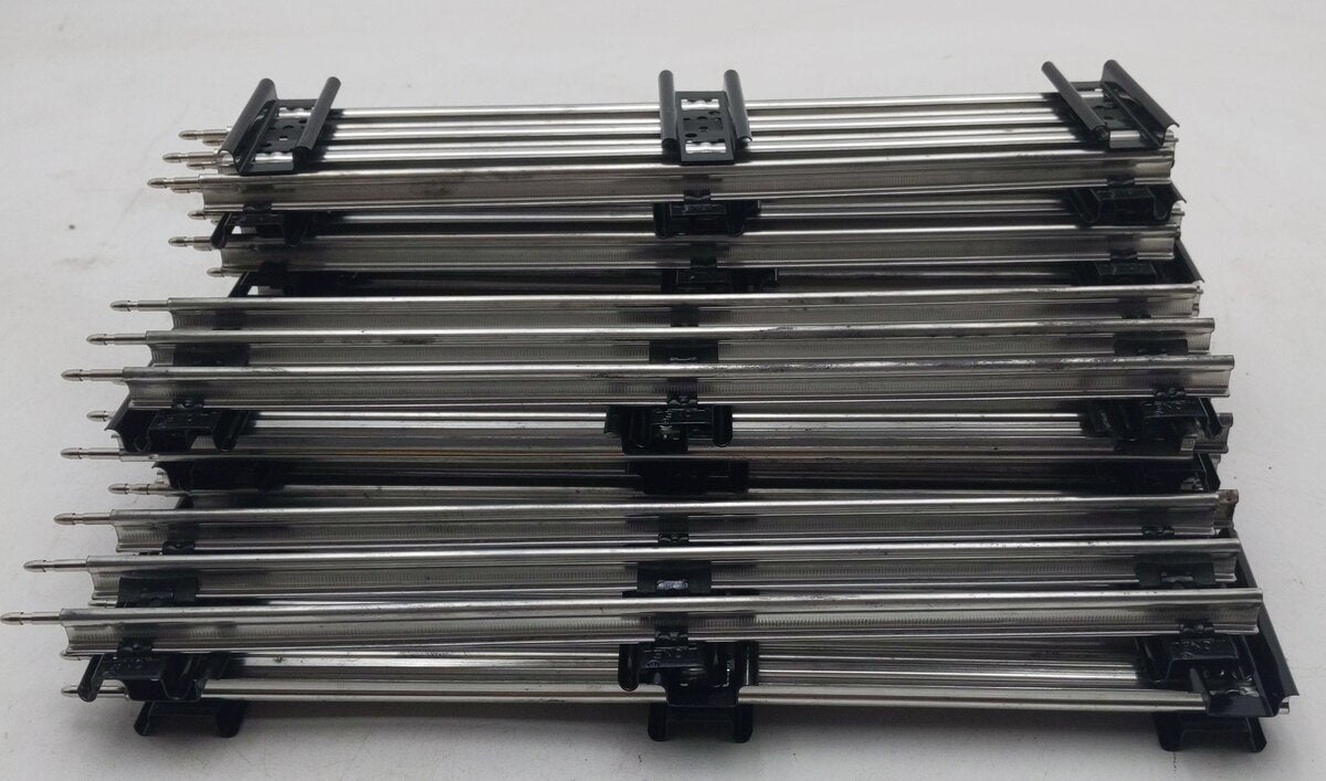 Lionel 6-12840 O Gauge Tubular 10" Insulated Straight Track (18) VG