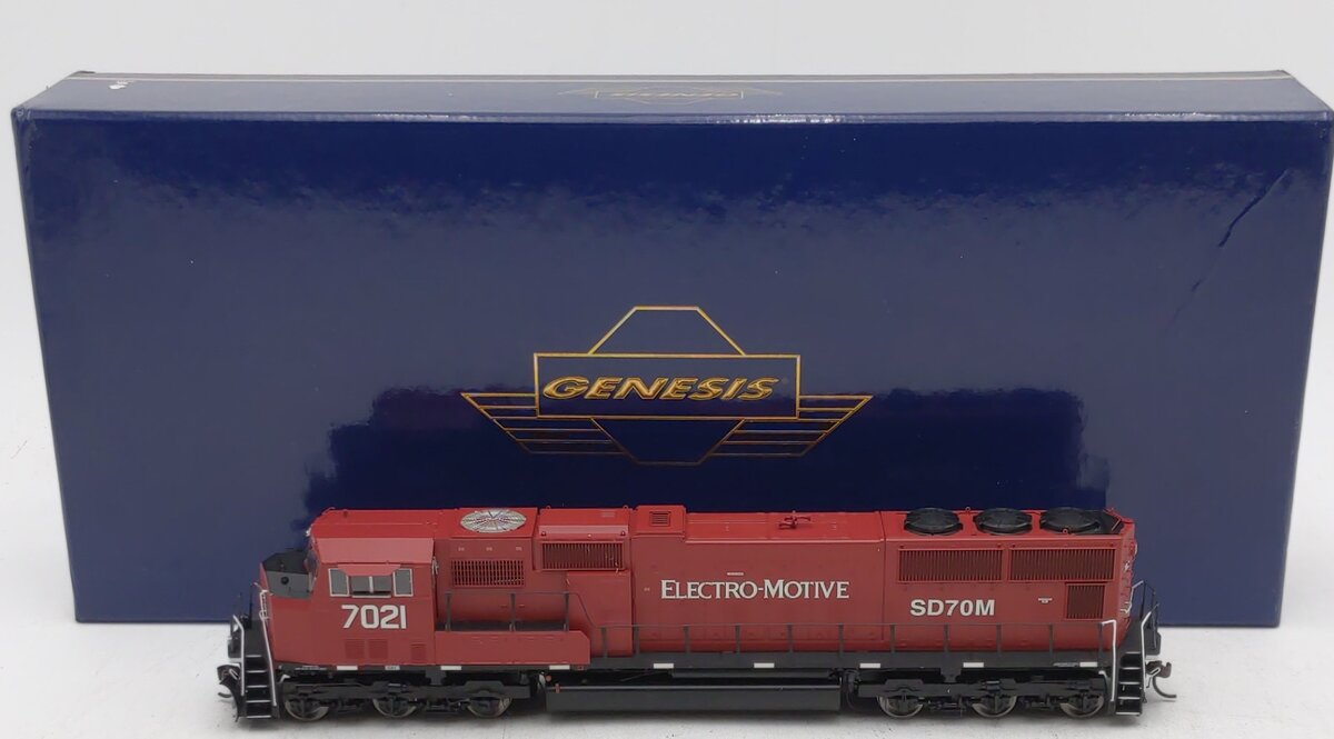Athearn G69328 HO Electro-Motive SD70M Diesel Locomotive w/DCC & Sound #7021 EX/Box