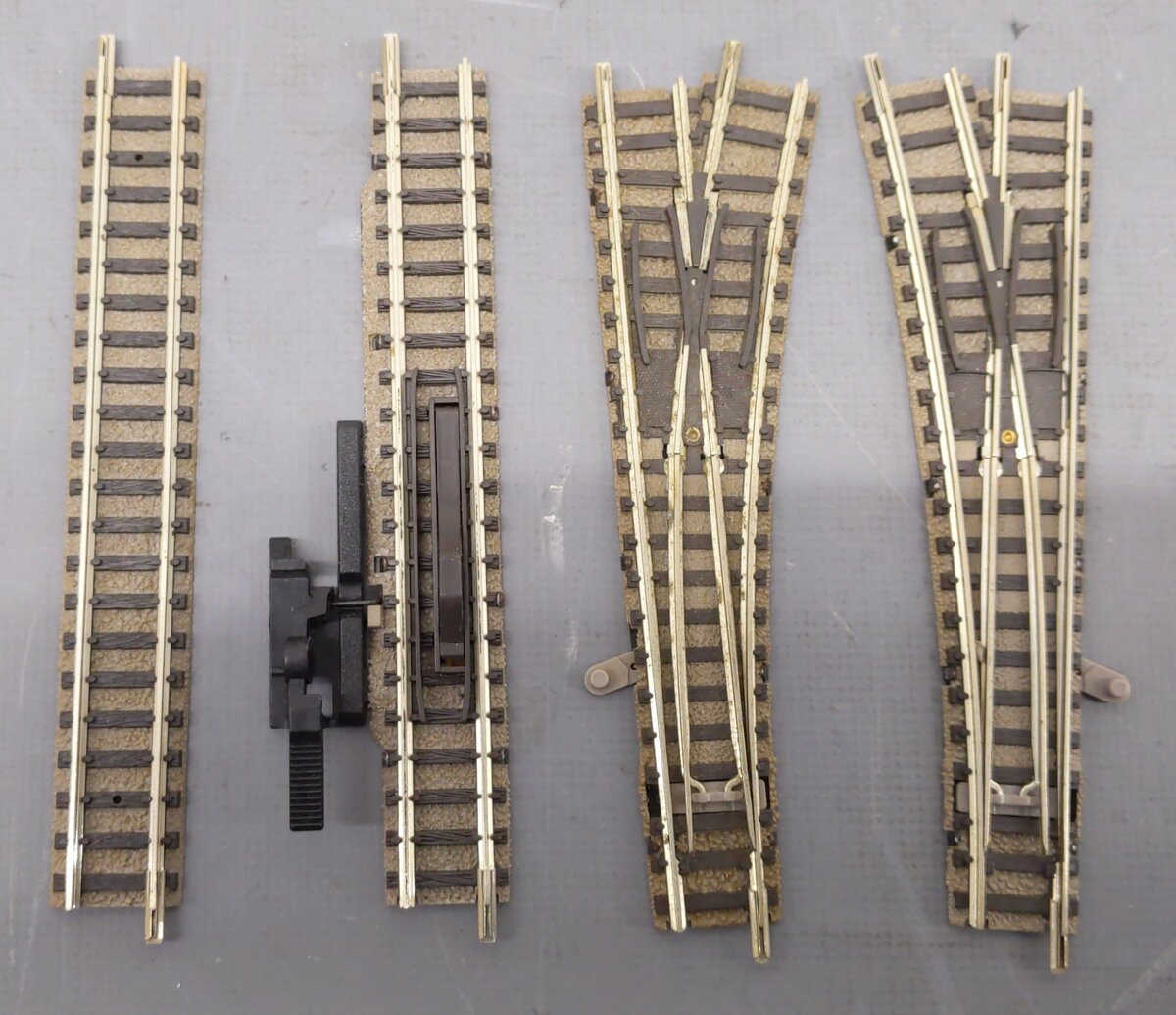 Fleischmann N Scale Assorted Track Sections [4] VG