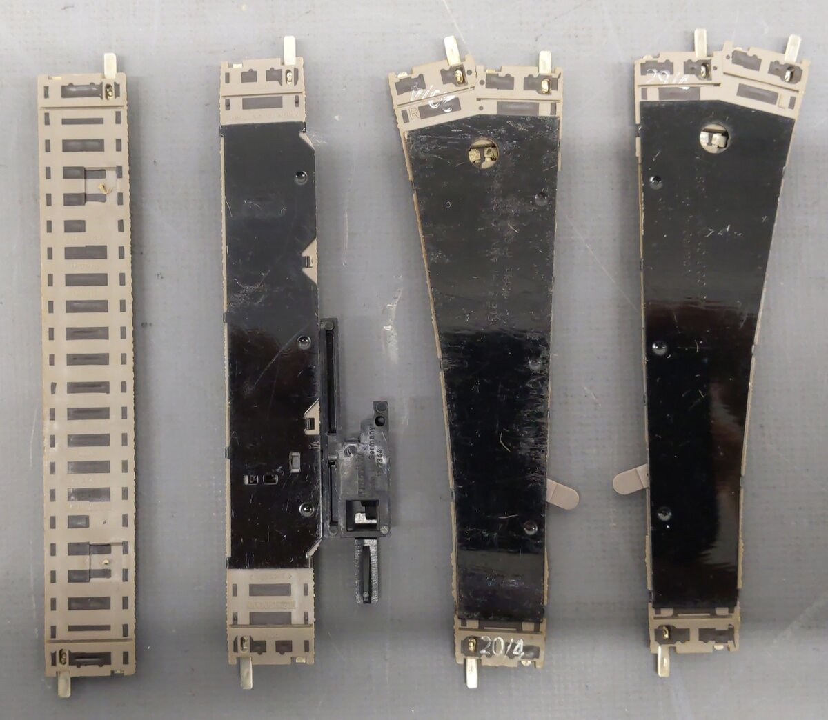 Fleischmann N Scale Assorted Track Sections [4] VG