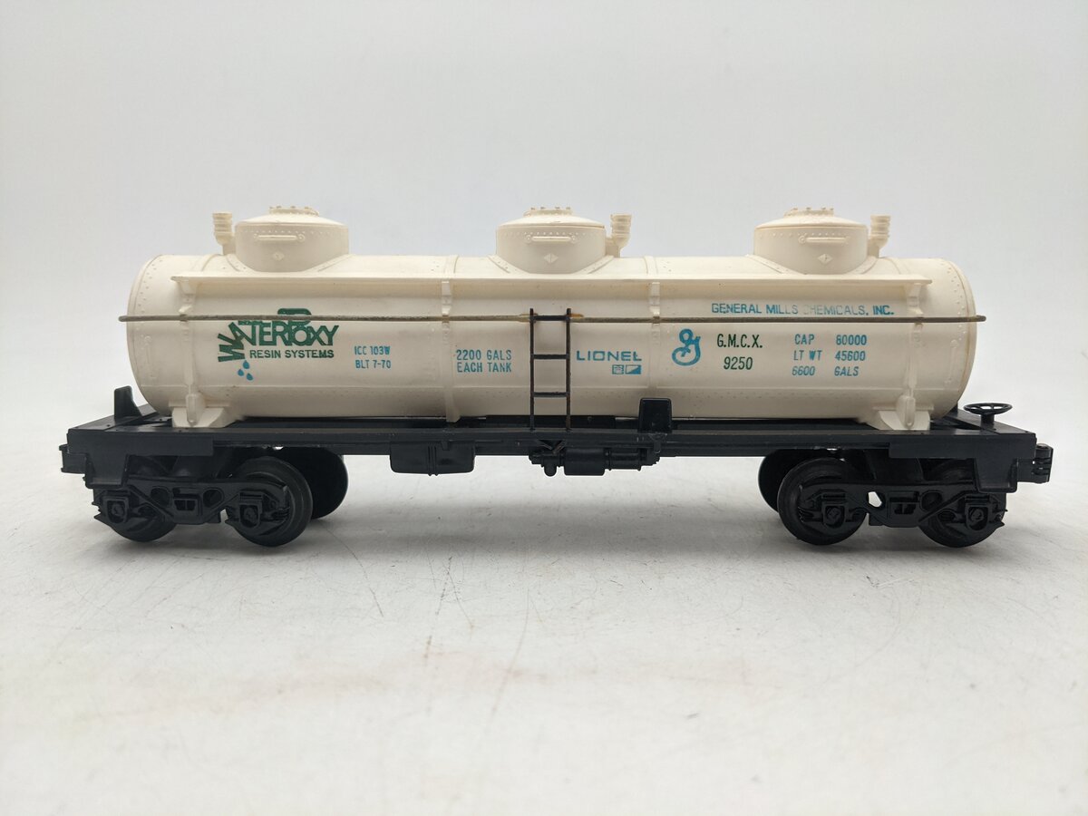 Lionel 6-9250 Waterpoxy Triple Dome Tank Car NIB