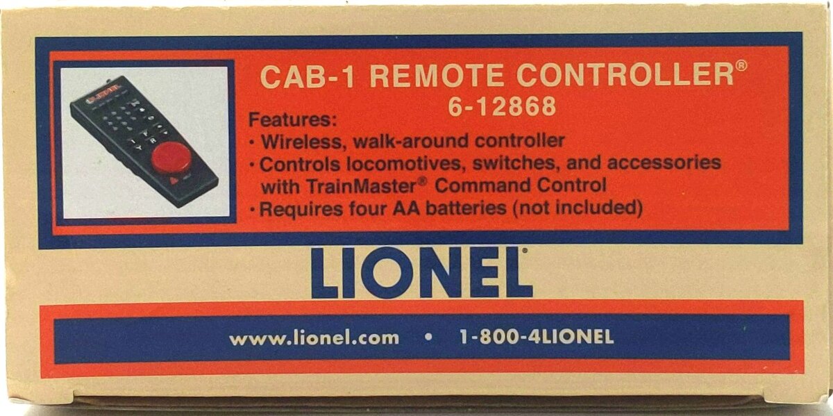 Lionel 6-12868 O Cab-1 Remote Controller EX/Box