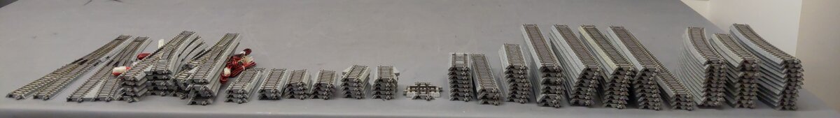 Kato 3-0680 HO Black River Junction Track Set [157pcs] EX/Box