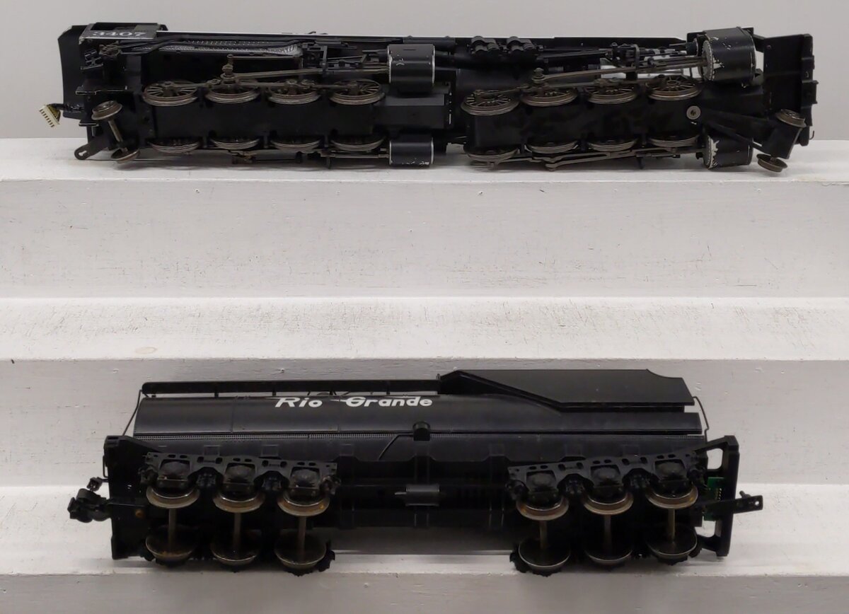 Aristo-Craft 21604 G Rio Grande 2-8-8-2 Mallet Steam Locomotive w/Tender #3407 VG