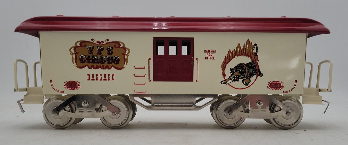 McCoy 255B Standard Gauge Circus Baggage Car EX/Box