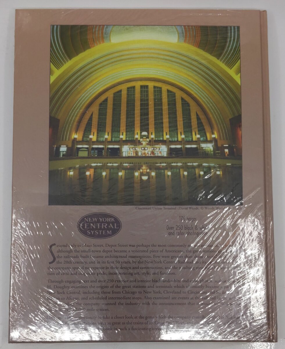 New York Central's Stations and Terminals Hardcover Book By Geoffrey H. Doughty MT