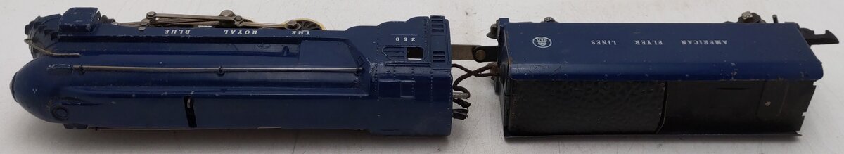American Flyer 350 Vintage S B&O The Royal Blue 4-6-2 Die-Cast Steam Locomotive