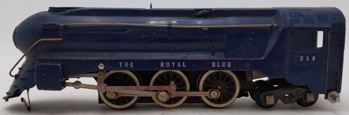 American Flyer 350 Vintage S B&O The Royal Blue 4-6-2 Die-Cast Steam Locomotive