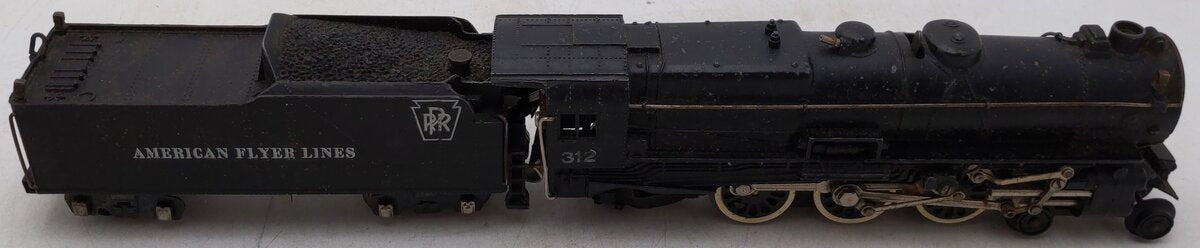 American Flyer 312 VIntage S PRR 4-6-2 Die-Cast Steam Locomotive & Tender/Box