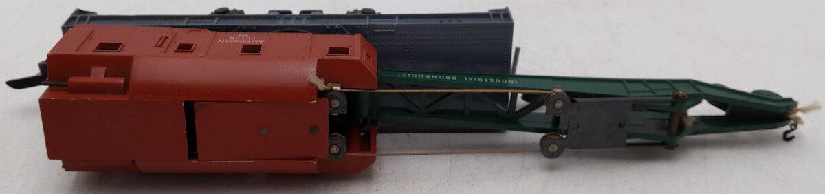 American Flyer 644 Vintage S Brownhoist Industrial Crane Car VG/Box