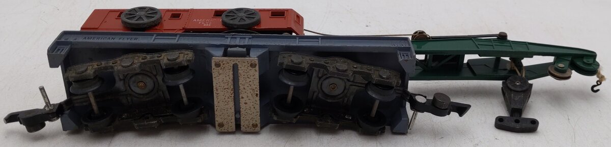 American Flyer 644 Vintage S Brownhoist Industrial Crane Car VG/Box