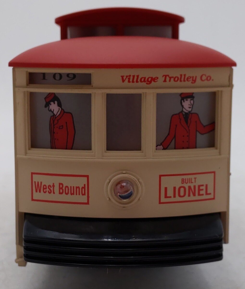 Lionel 6-11809 O Gauge The Village Trolley Christmas Train Set VG/Box