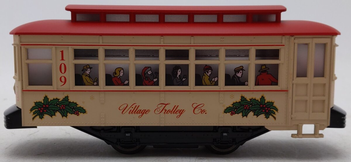 Lionel 6-11809 O Gauge The Village Trolley Christmas Train Set VG/Box