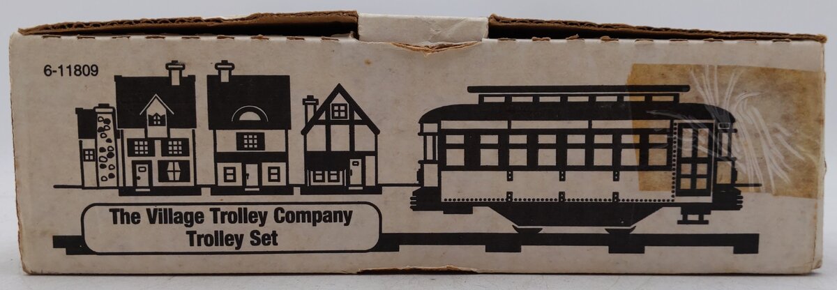 Lionel 6-11809 O Gauge The Village Trolley Christmas Train Set VG/Box