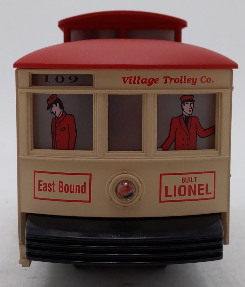 Lionel 6-11809 O Gauge The Village Trolley Christmas Train Set VG/Box