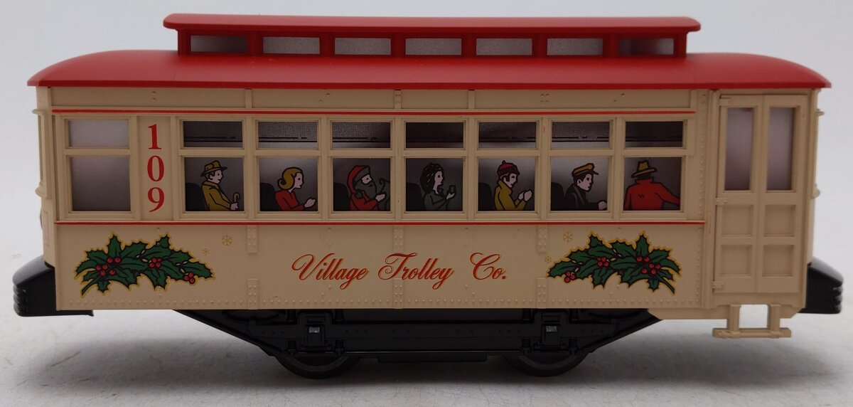 Lionel 6-11809 O Gauge The Village Trolley Christmas Train Set VG/Box