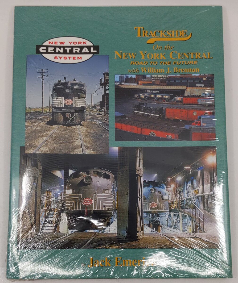 Trackside on the New York Central with William J. Brennan Hardcover Book MT