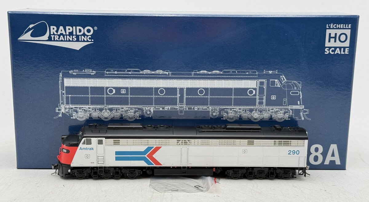 Rapido Trains 028501 HO Amtrak EMD E8A Diesel Locomotive with DCC/Sound #290