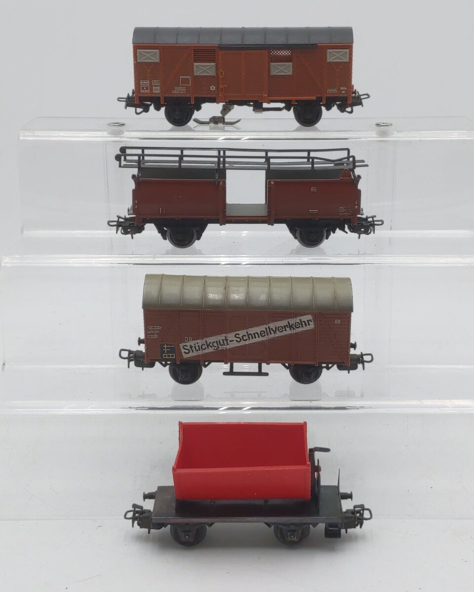 Marklin & Others HO Scale Assorted Freight Cars [4] VG