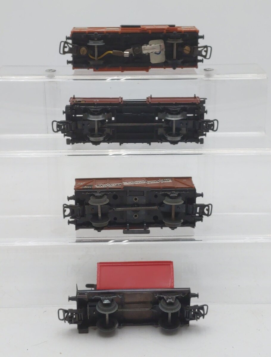 Marklin & Others HO Scale Assorted Freight Cars [4] VG
