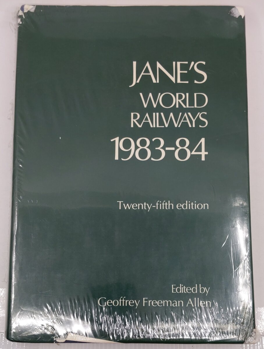 Jane's World Railways 1987-88 Hardcover Book By Geoffrey Freeman Allen VG