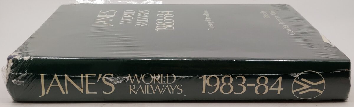 Jane's World Railways 1987-88 Hardcover Book By Geoffrey Freeman Allen VG