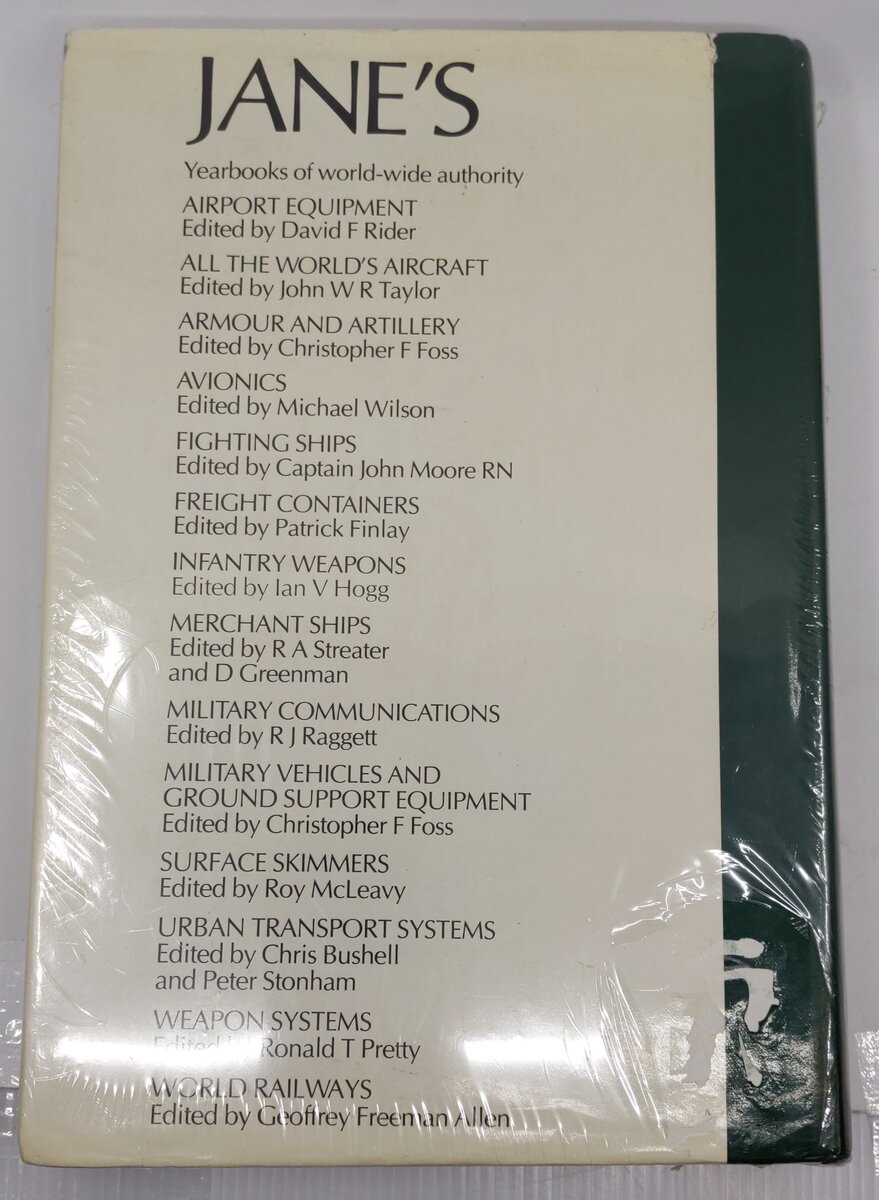 Jane's World Railways 1987-88 Hardcover Book By Geoffrey Freeman Allen VG