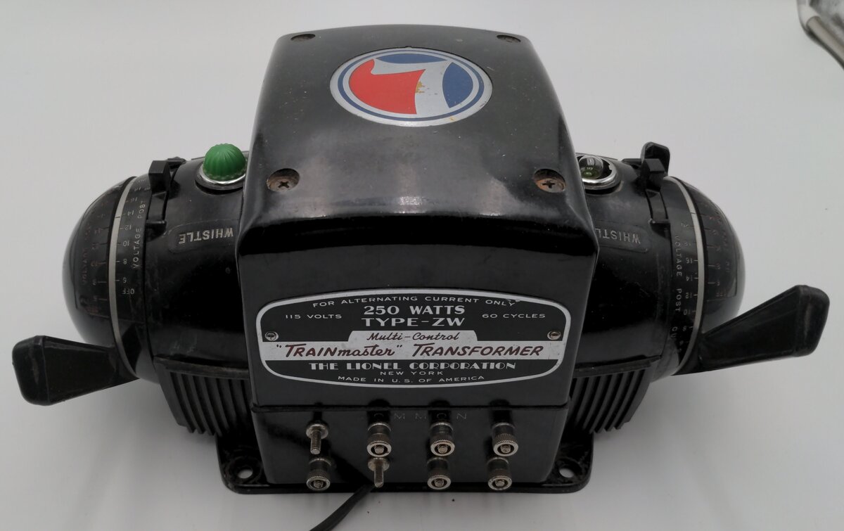 Lionel ZW Vintage O 250 Watt 4 Train Transformer with Whistle VG