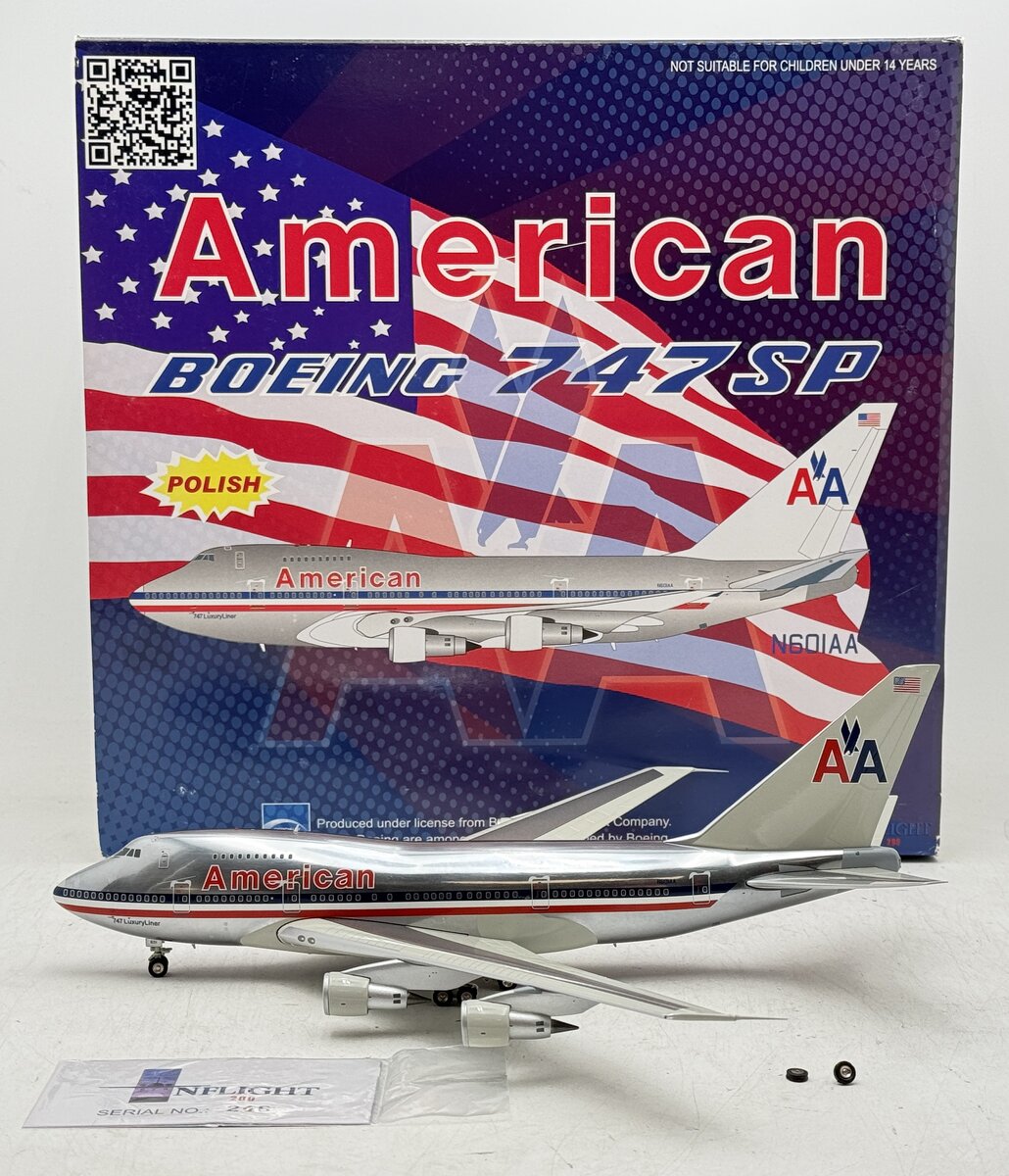 Inflight IF747SP002 1:200 American Airlines Boeing 747SP N601AA EX/Box