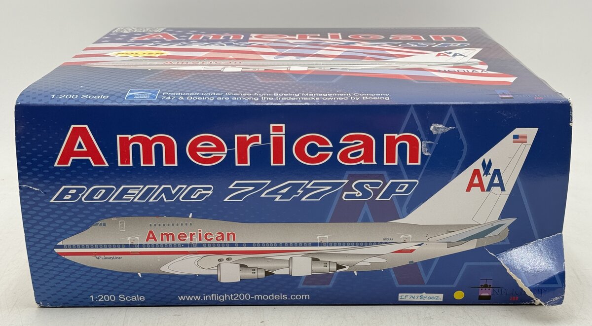 Inflight IF747SP002 1:200 American Airlines Boeing 747SP N601AA EX/Box