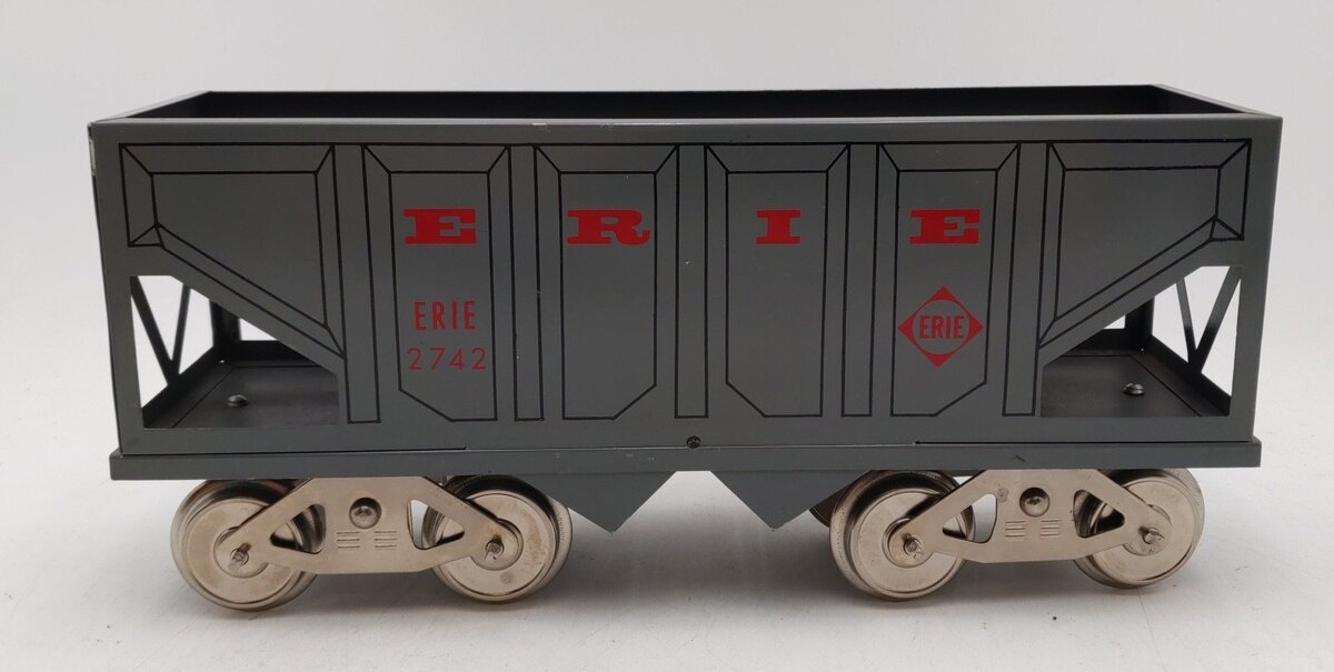 McCoy 265 Standard Gauge Erie Hopper Car #2742 LN/Box – Trainz