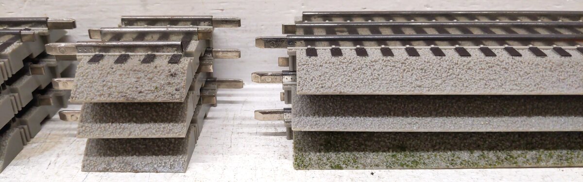 Lionel O Gauge Assorted 1 3/4" - 10" Straight Track Sections [44] VG