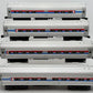 Williams O Gauge Assorted Amtrak Passenger Cars #2880-#2883 [4] VG