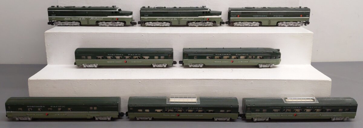 American Flyer 5685RH Vintage S Vista Dome Limited Northern Pacific Diesel Set EX/Box