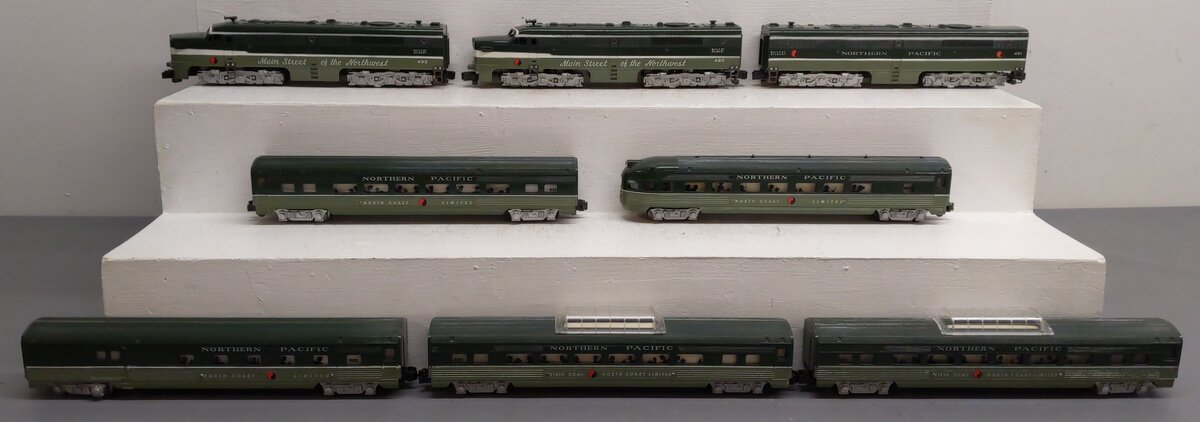 American Flyer 5685RH Vintage S Vista Dome Limited Northern Pacific Diesel Set EX/Box