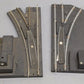 American Flyer Vintage S Postwar Left & Right Switches #720 & 722A [4] VG/Box