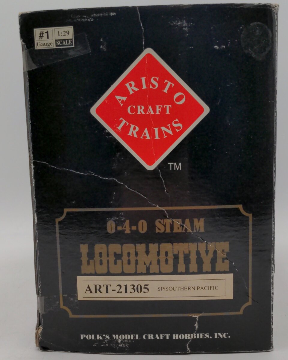 Aristo-Craft 21305 Southern Pacific 0-4-0 Steam Switcher Locomotive EX/Box