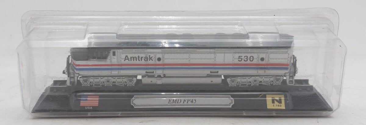 Life-Like N Scale AMTRAK EMD-FP45 Diesel Locomotive Display #530 VG/Box