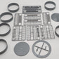 Tichy 7013 HO Scale Cylindrical Steel Tank Water or Fuel Building Kit EX/Box