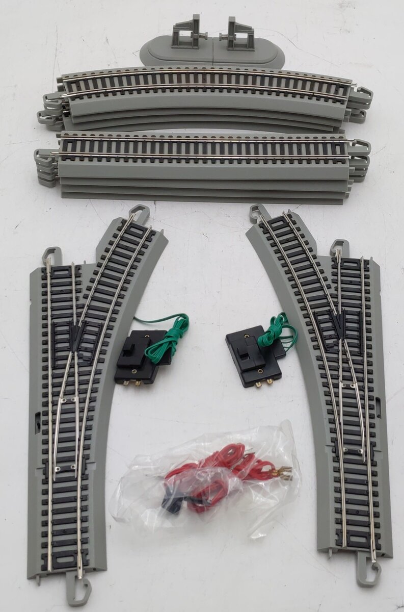 Bachmann 44594 HO Nickel Silver E-Z Track System Layout Expansion Pack EX/Box