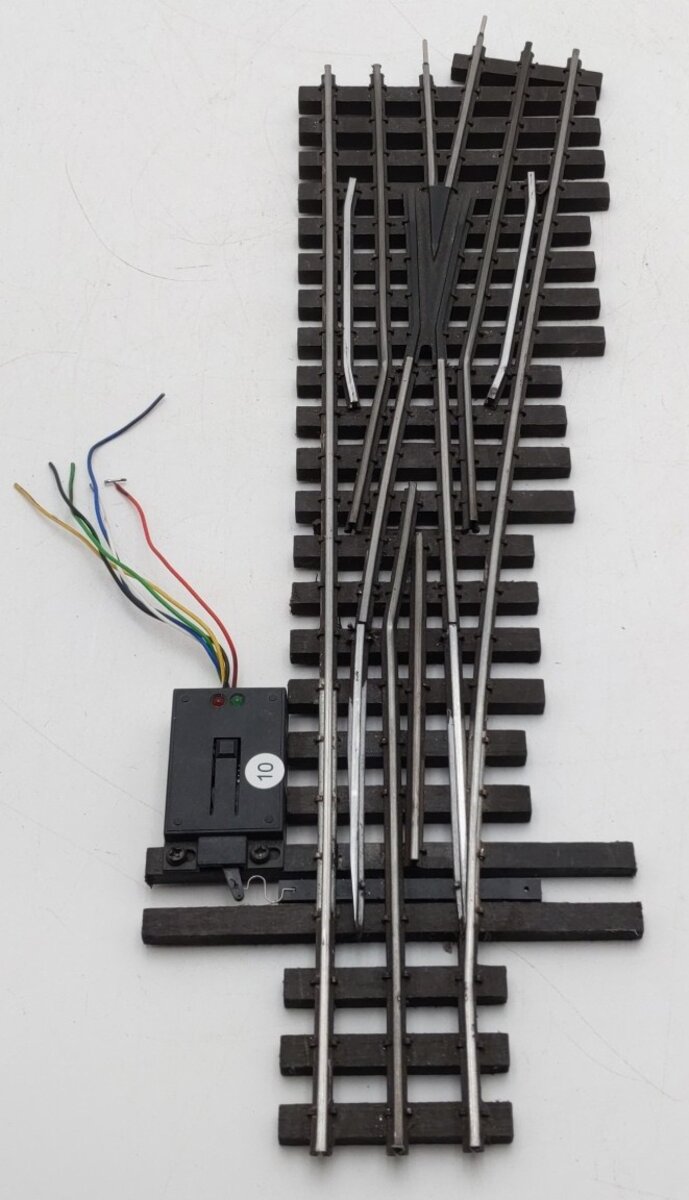 Ross 210M25 O Gauge RossReady Remote w/TMCC (DZ2500) RH Switch #6 VG/Box