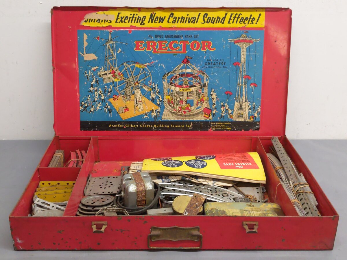 Gilbert 10083 Vintage Erector Amusement Park Set/Box