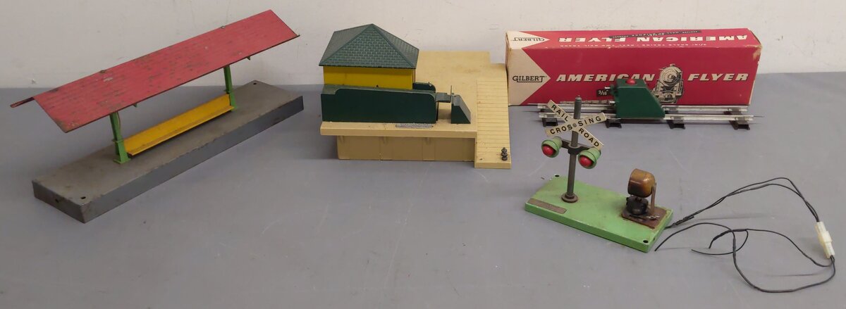 American Flyer Vintage S Postwar Accessories # 779, 759, 586 & 26749 [4]/Box