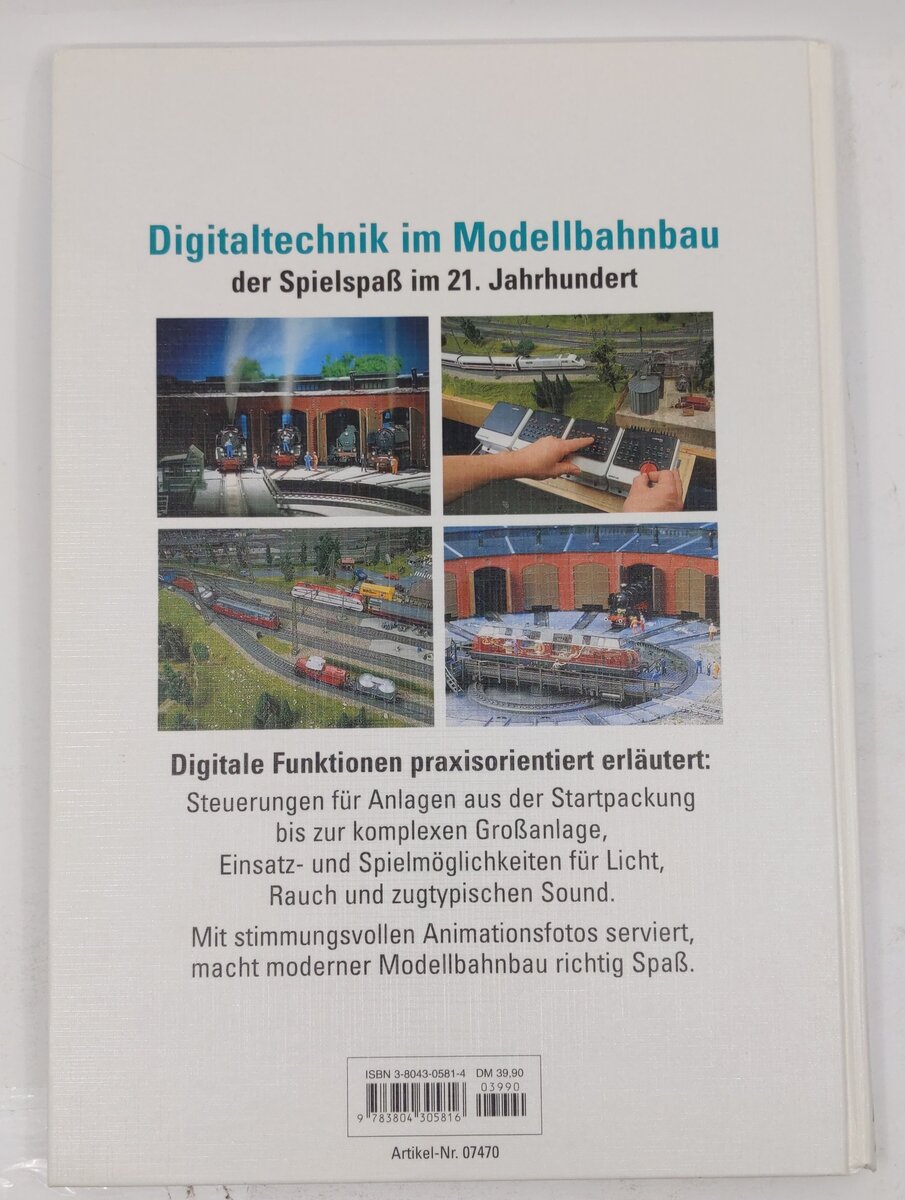 Digital-Praxis Bei Ho-Modellbahnanlagen Hardcover Book By Thomas Rietig EX