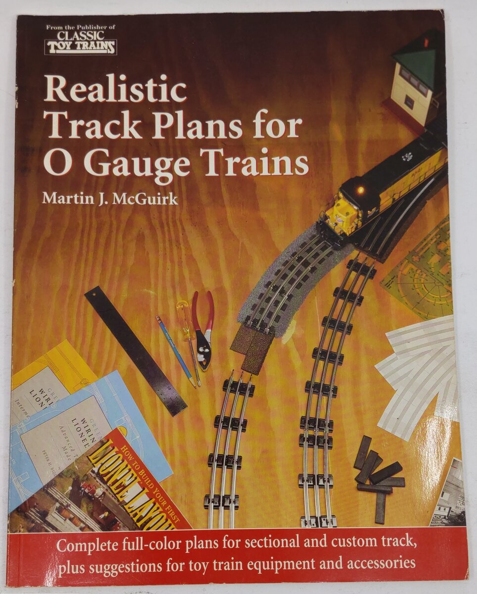Realistic Track Plans for O Gauge Trains Paperback Book By Martin J. McGuirk VG