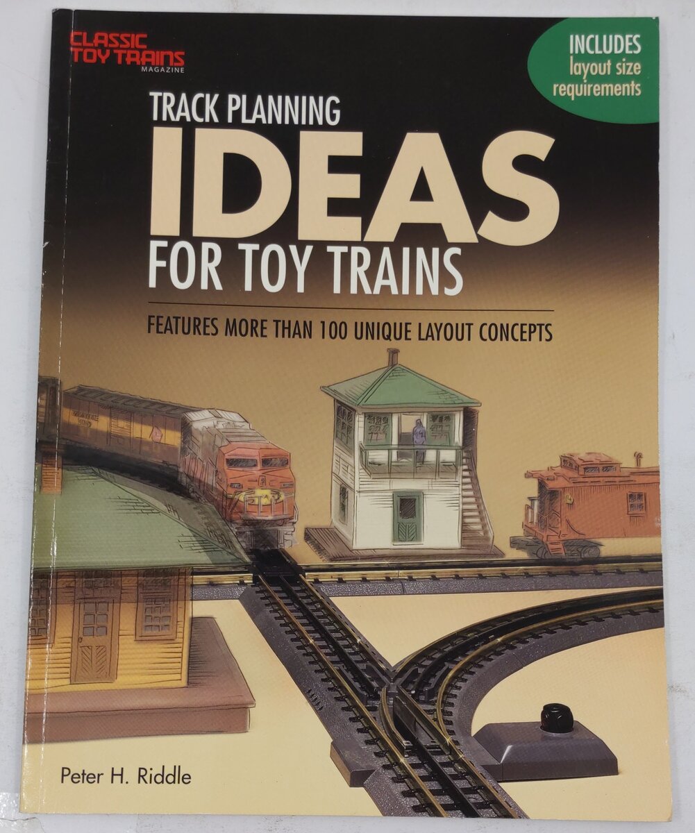 Track Planning Ideas for Toy Trains Paperback Book By Peter H. Riddle VG